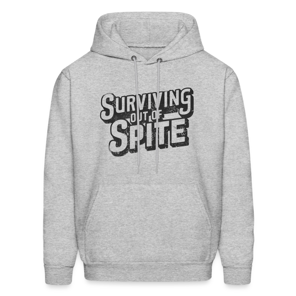 Surviving Out Of Spite Hoodie - heather gray