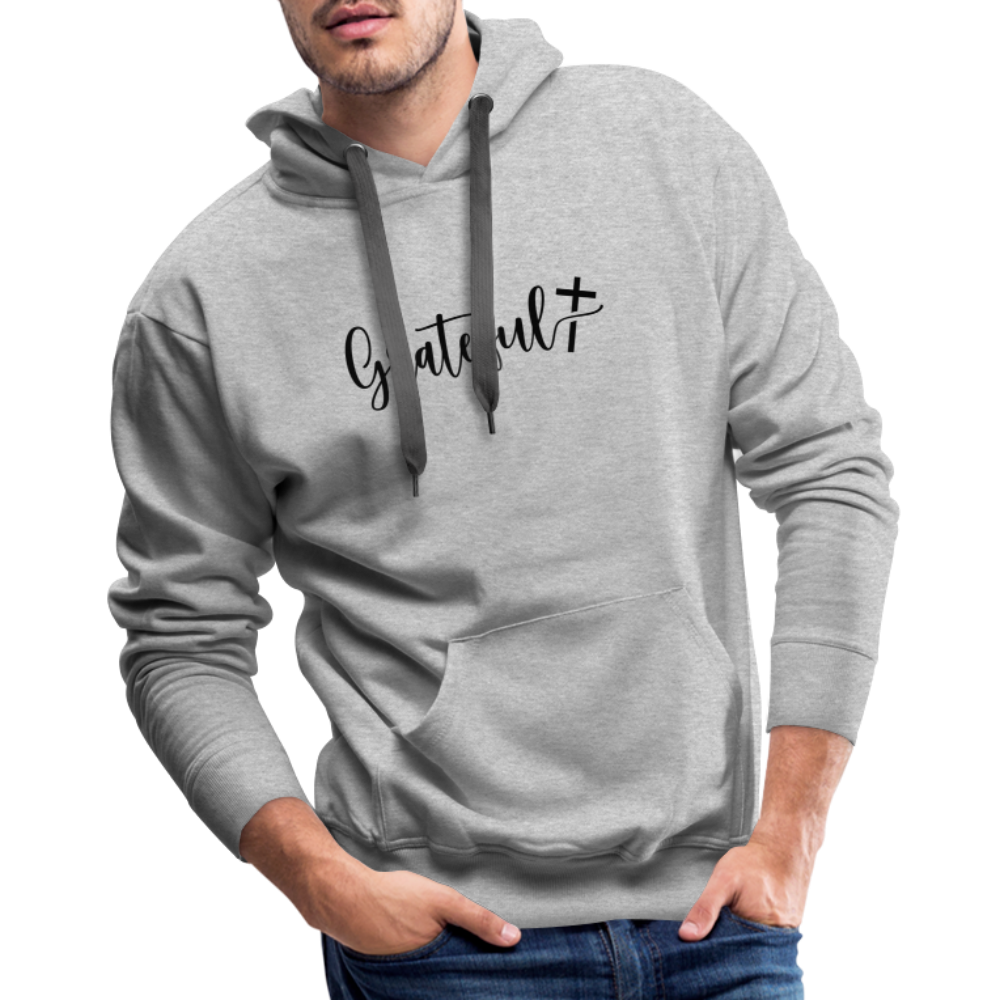 Grateful Men’s Premium Hoodie - heather grey