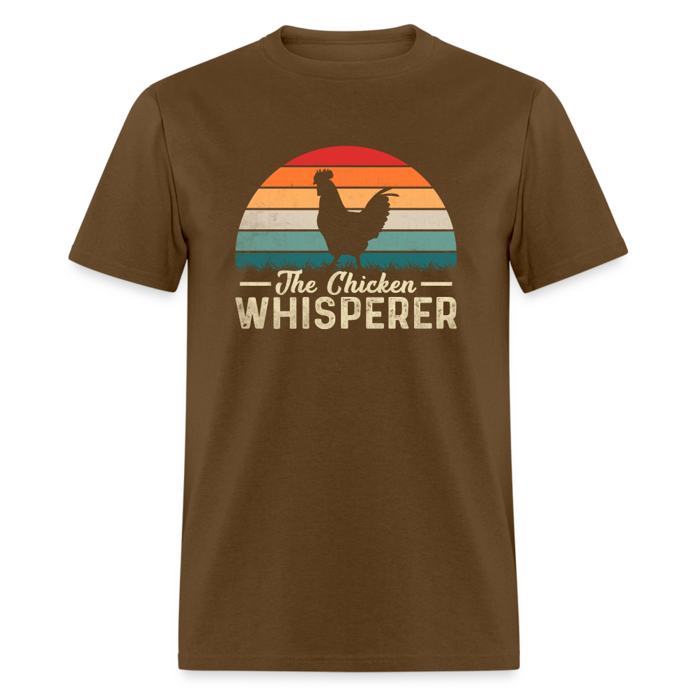 The Chicken Whisperer T-Shirt - brown