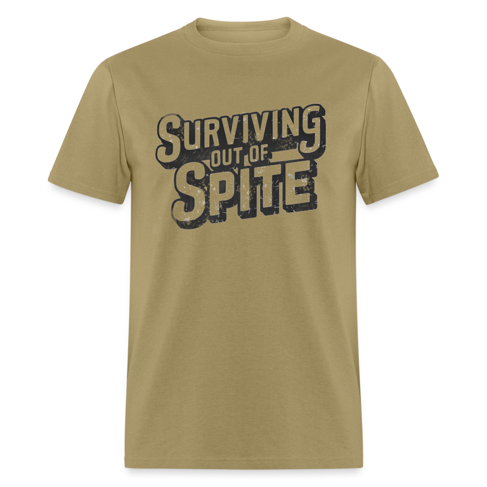 Surviving Out Of Spite T-Shirt - khaki