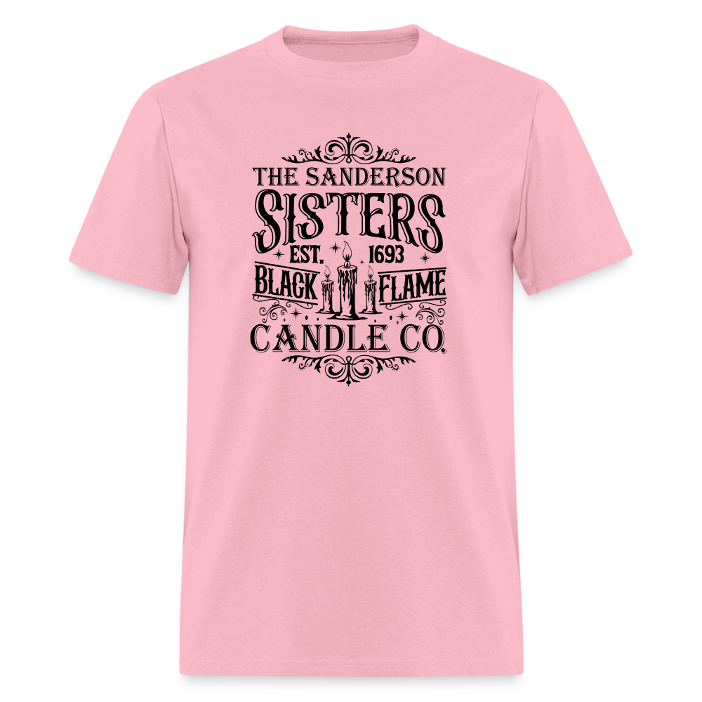 The Sanderson Sisters Black Flame Candle Co T-Shirt - pink