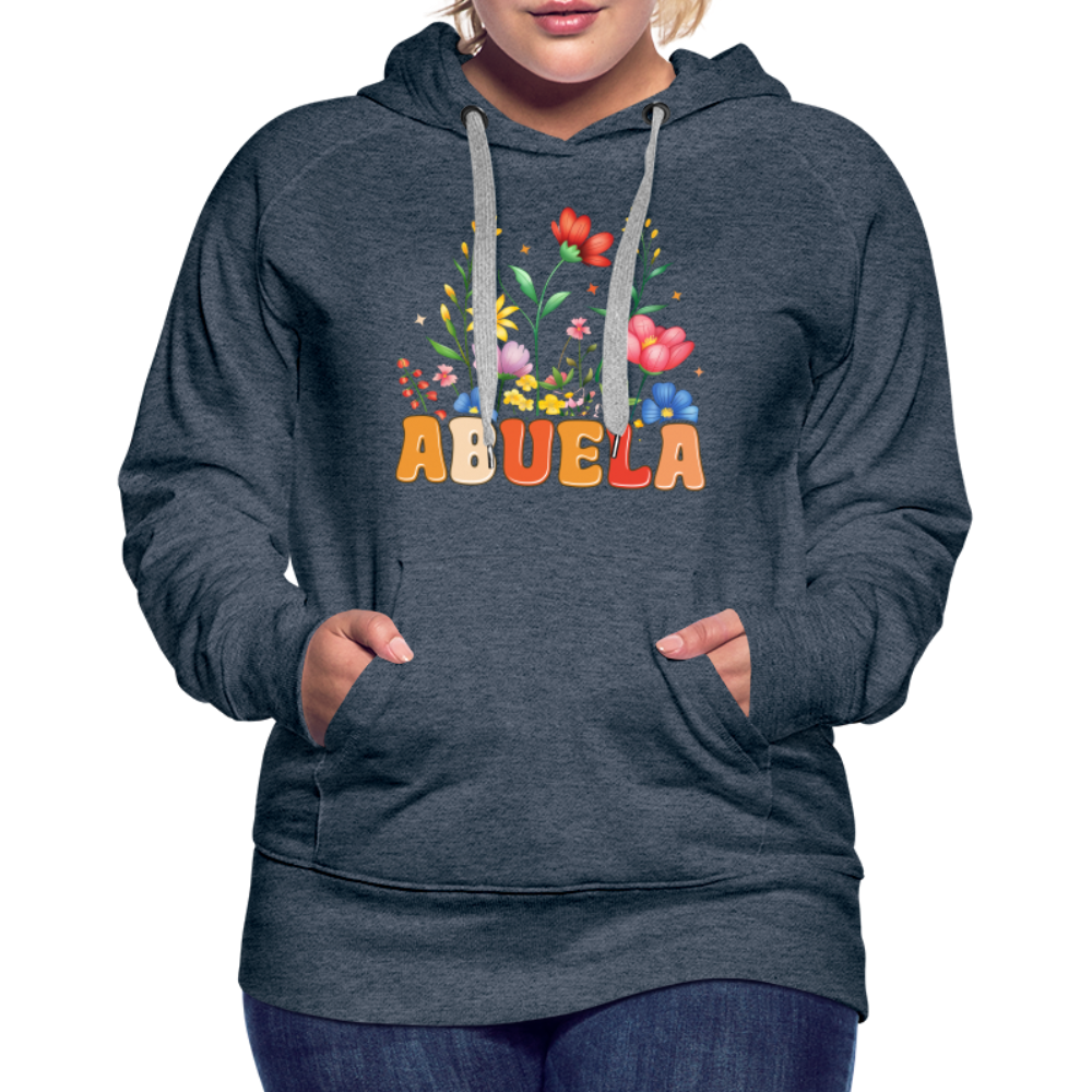 Abuela Women’s Premium Hoodie - heather denim