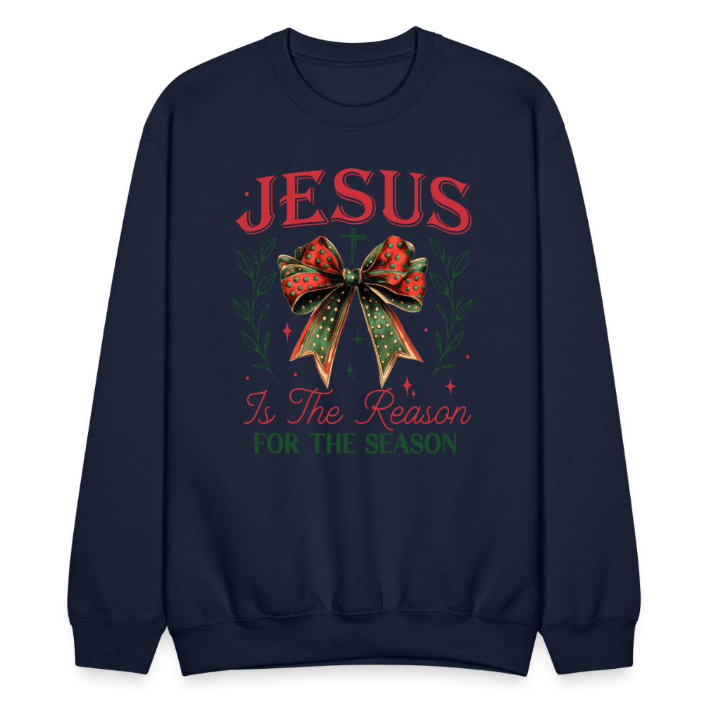 Jesus Is The Reason For The Season Sweatshirt - navy