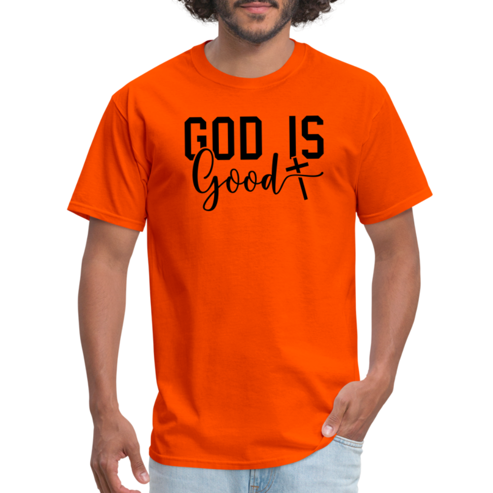 God is Good T-Shirt - orange