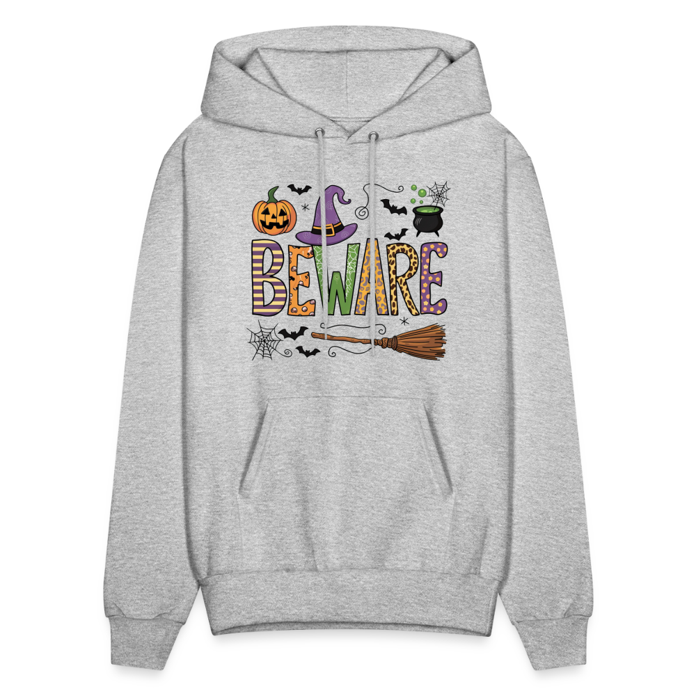 Beware (Halloween Witch) Hoodie - heather gray