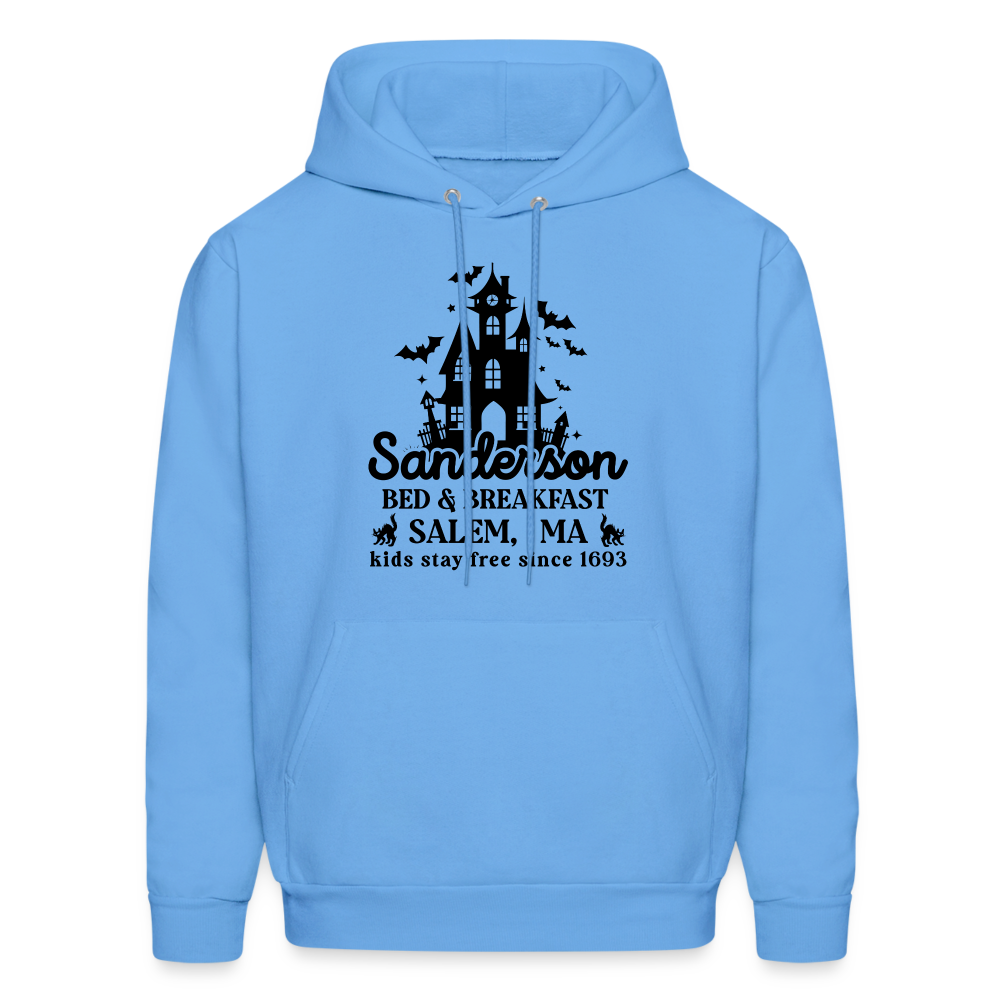 Sanderson Bed & Breakfast Salem MA Hoodie (Halloween) - carolina blue