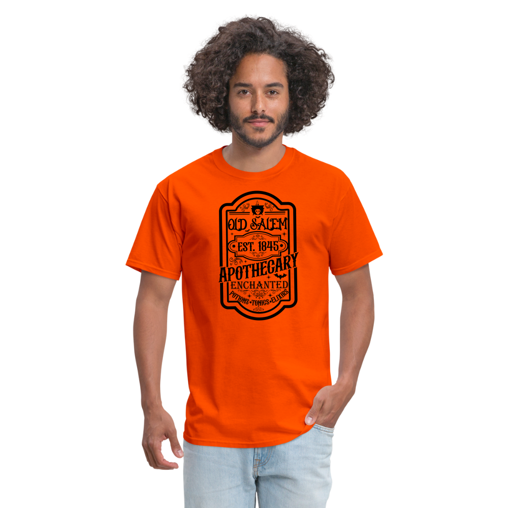 Old Salem Enchanted Apothecary T-Shirt (Halloween) - orange