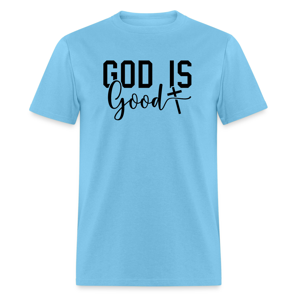 God is Good T-Shirt - aquatic blue