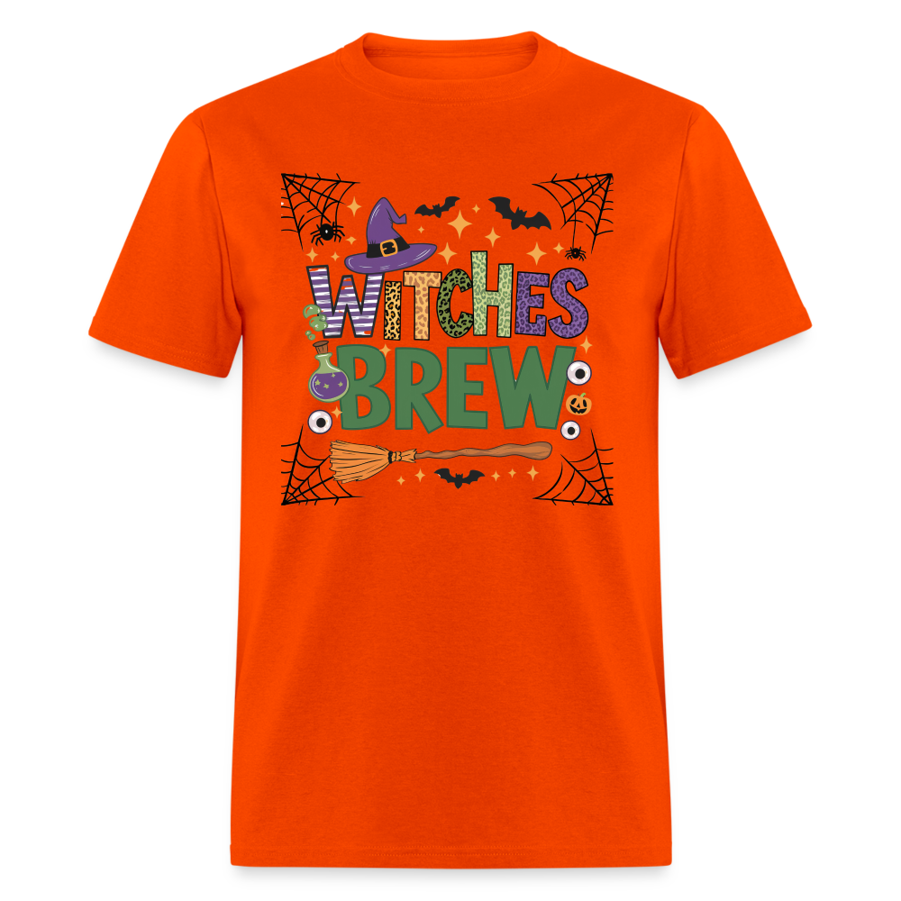 Witches Brew T-Shirt (Halloween Witch) - orange