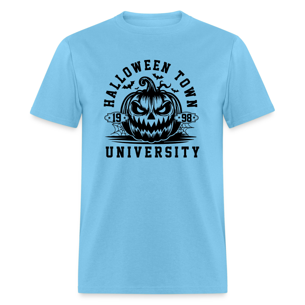 Halloween Town University T-Shirt (Halloween) - aquatic blue