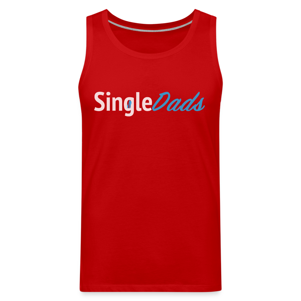 SingleDads Men’s Premium Tank Top - red