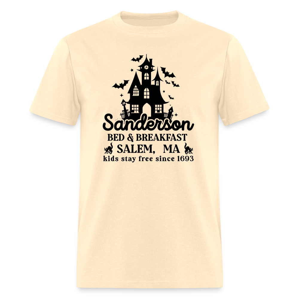 Sanderson Bed & Breakfast Salem MA T-Shirt (Halloween) - natural