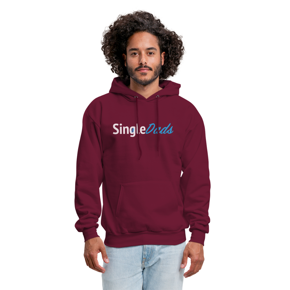 SingleDads Hoodie - burgundy