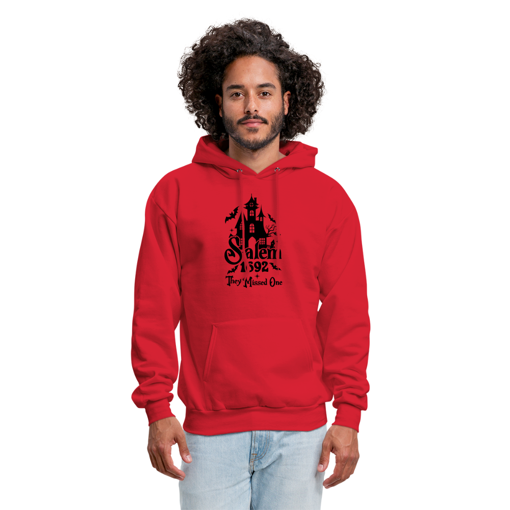 Salem 1692 - They Missed One Hoodie (Halloween Witch) - red