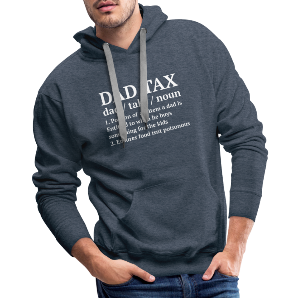 Definition of the Dad Tax Premium Hoodie - heather denim