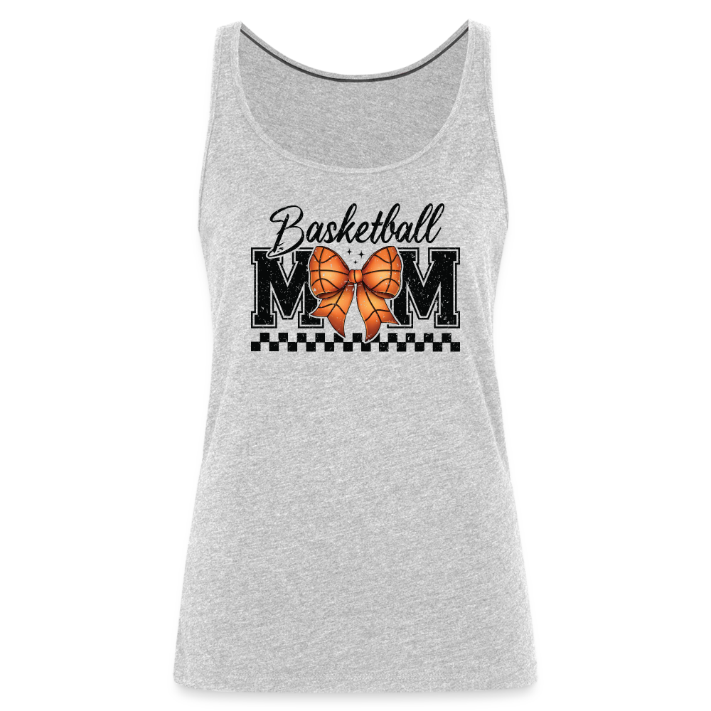 Basketball Mom Premium Tank Top - heather gray