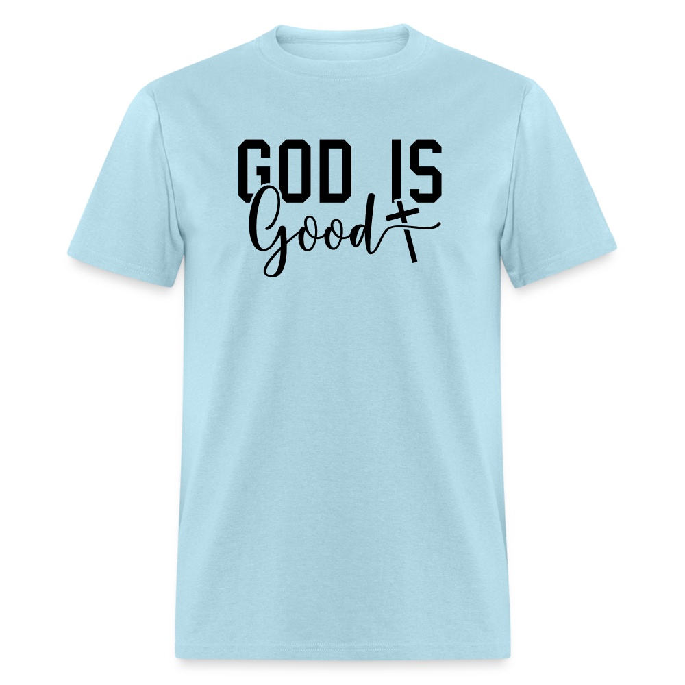 God is Good T-Shirt - powder blue