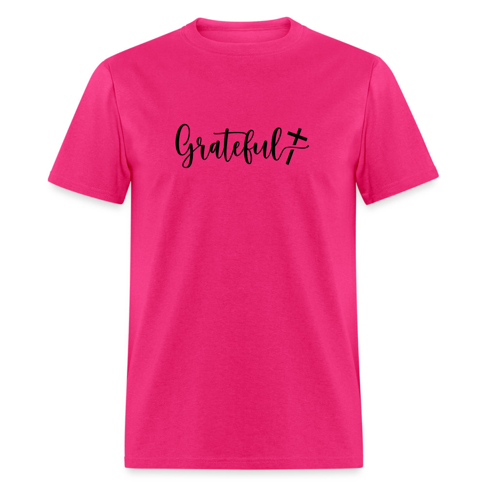 Grateful T-Shirt - fuchsia