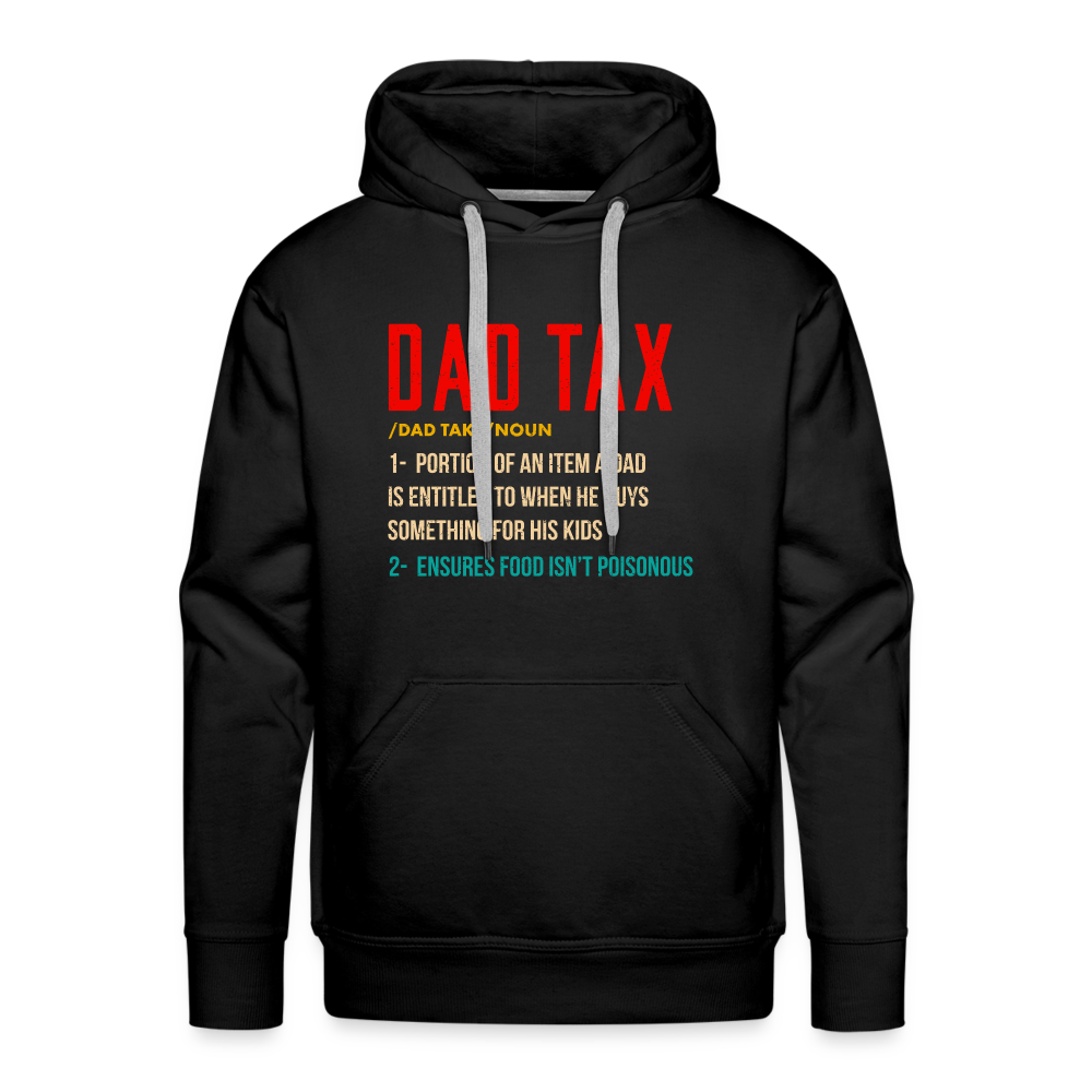 Definition of Dad Tax Premium Hoodie - black