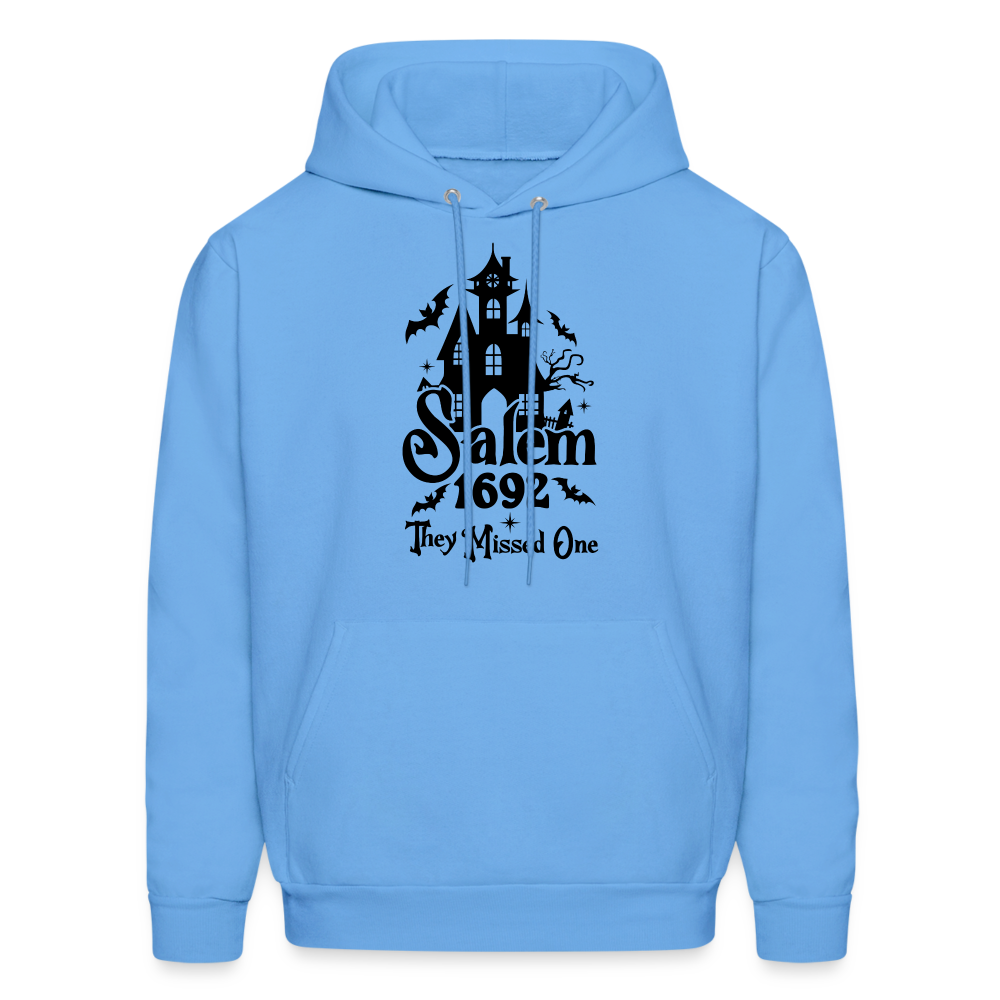 Salem 1692 - They Missed One Hoodie (Halloween Witch) - carolina blue