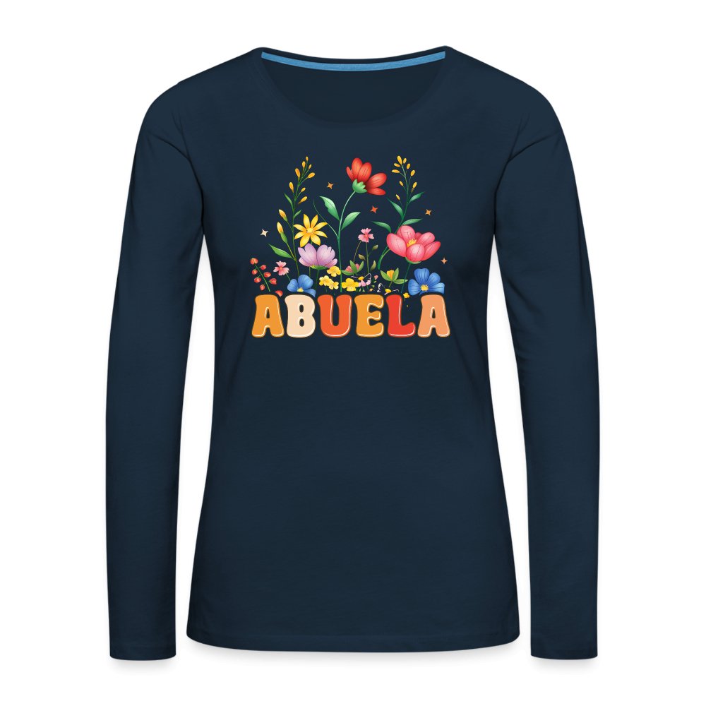 Abuela Premium Long Sleeve T-Shirt - deep navy