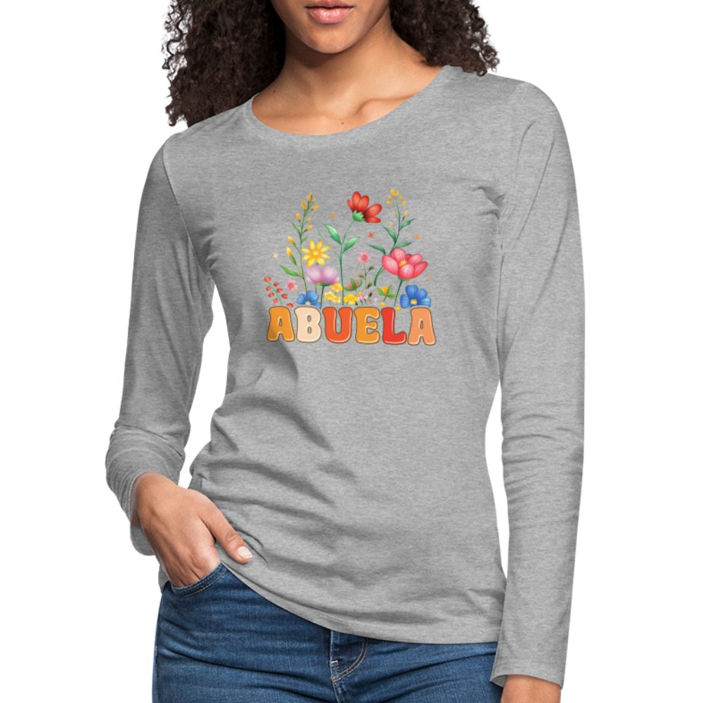 Abuela Premium Long Sleeve T-Shirt - heather gray