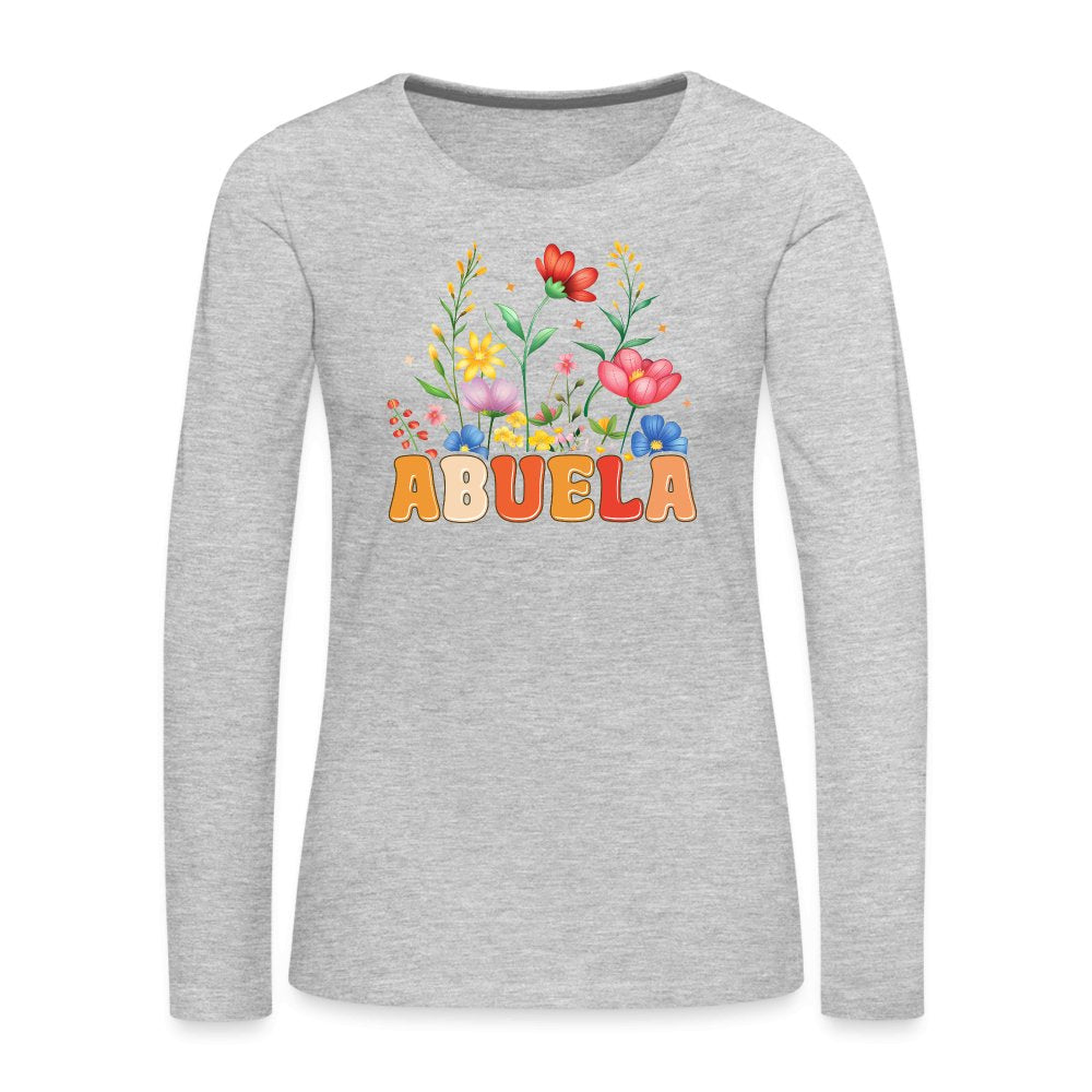 Abuela Premium Long Sleeve T-Shirt - heather gray