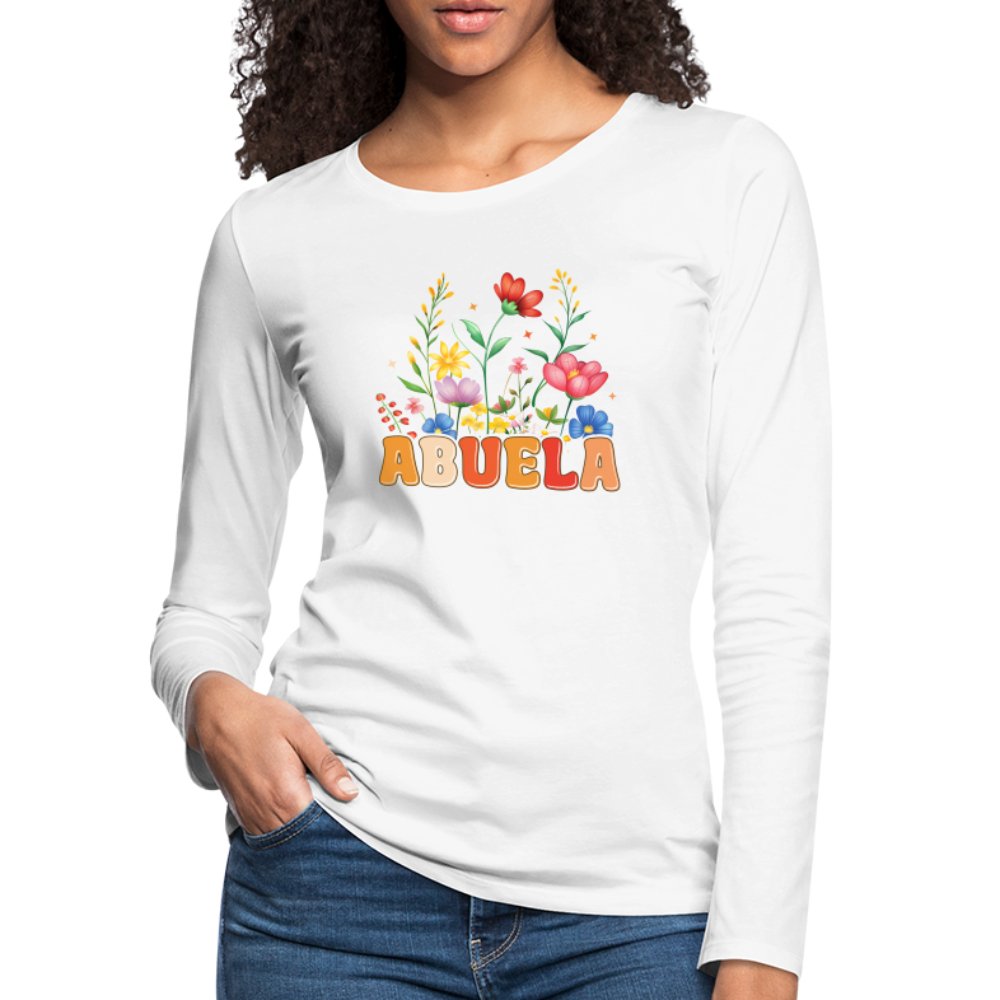 Abuela Premium Long Sleeve T-Shirt - white