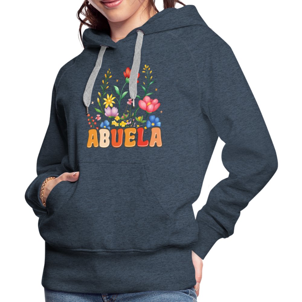 Abuela Women’s Premium Hoodie - heather denim