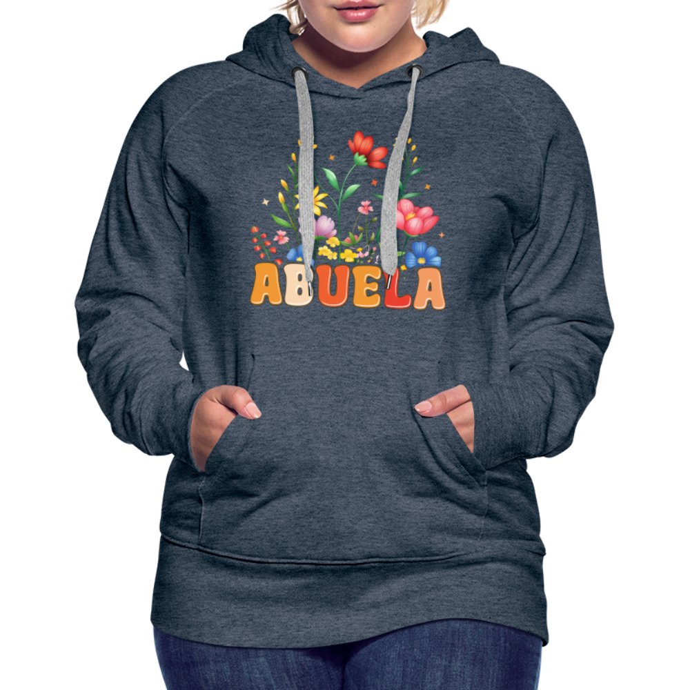 Abuela Women’s Premium Hoodie - heather denim