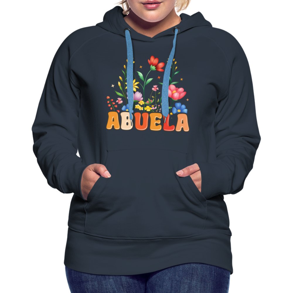 Abuela Women’s Premium Hoodie - navy