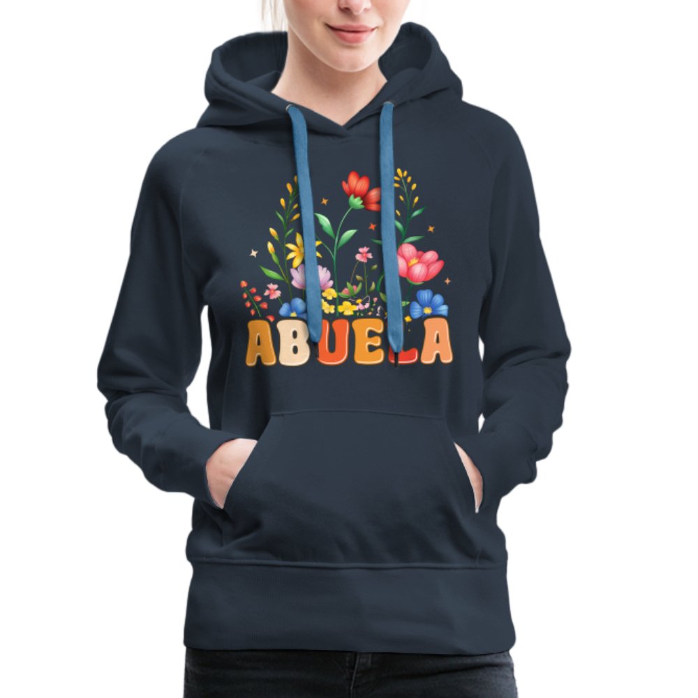 Abuela Women’s Premium Hoodie - navy