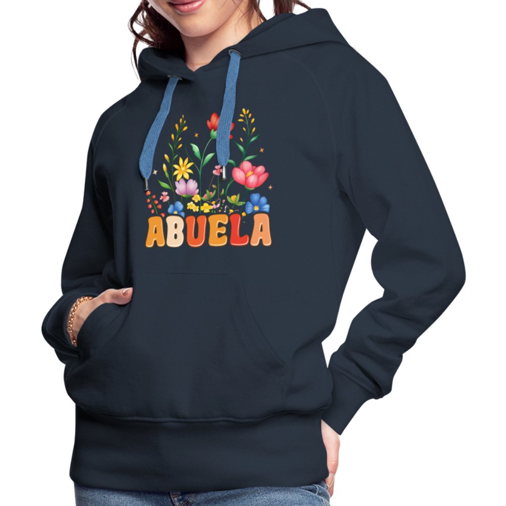 Abuela Women’s Premium Hoodie - navy