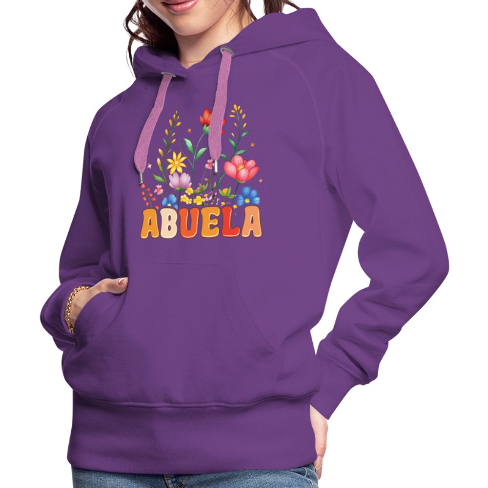 Abuela Women’s Premium Hoodie - purple