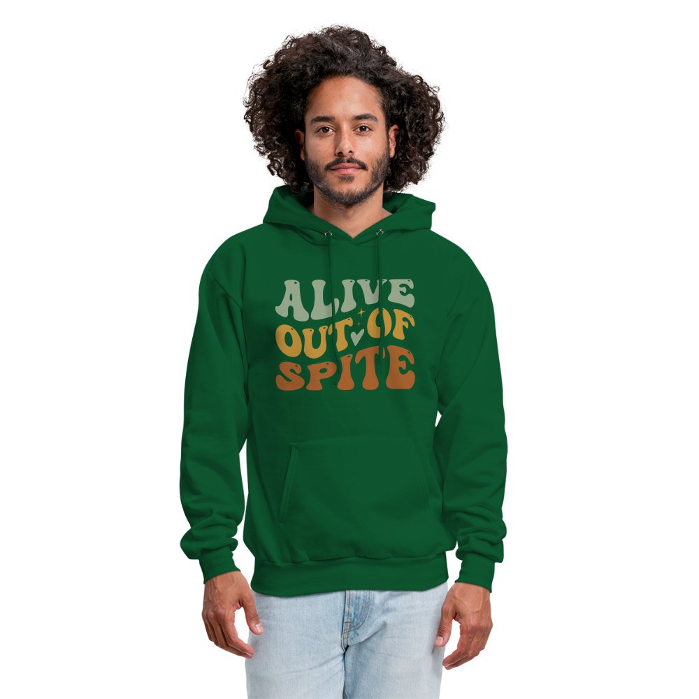 Alive Out Of Spite Hoodie - option1# - Men's Hoodie | Hanes P170