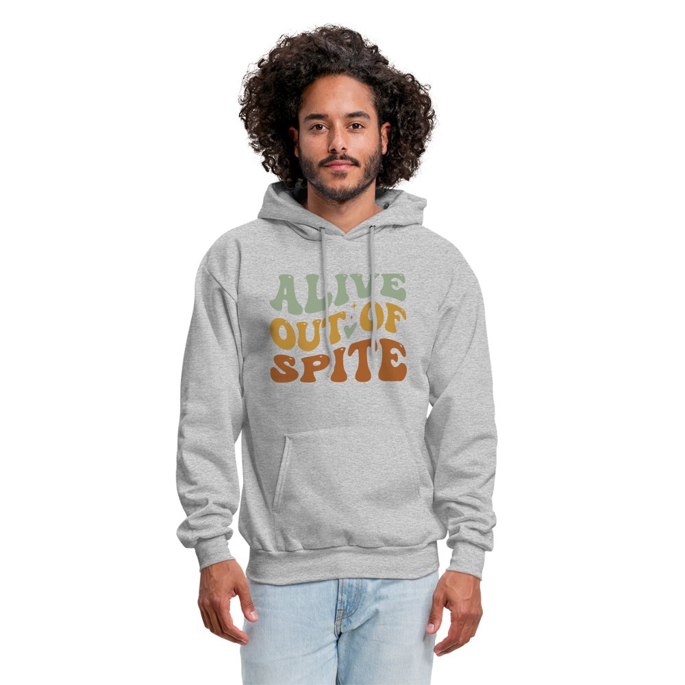 Alive Out Of Spite Hoodie - option1# - Men's Hoodie | Hanes P170