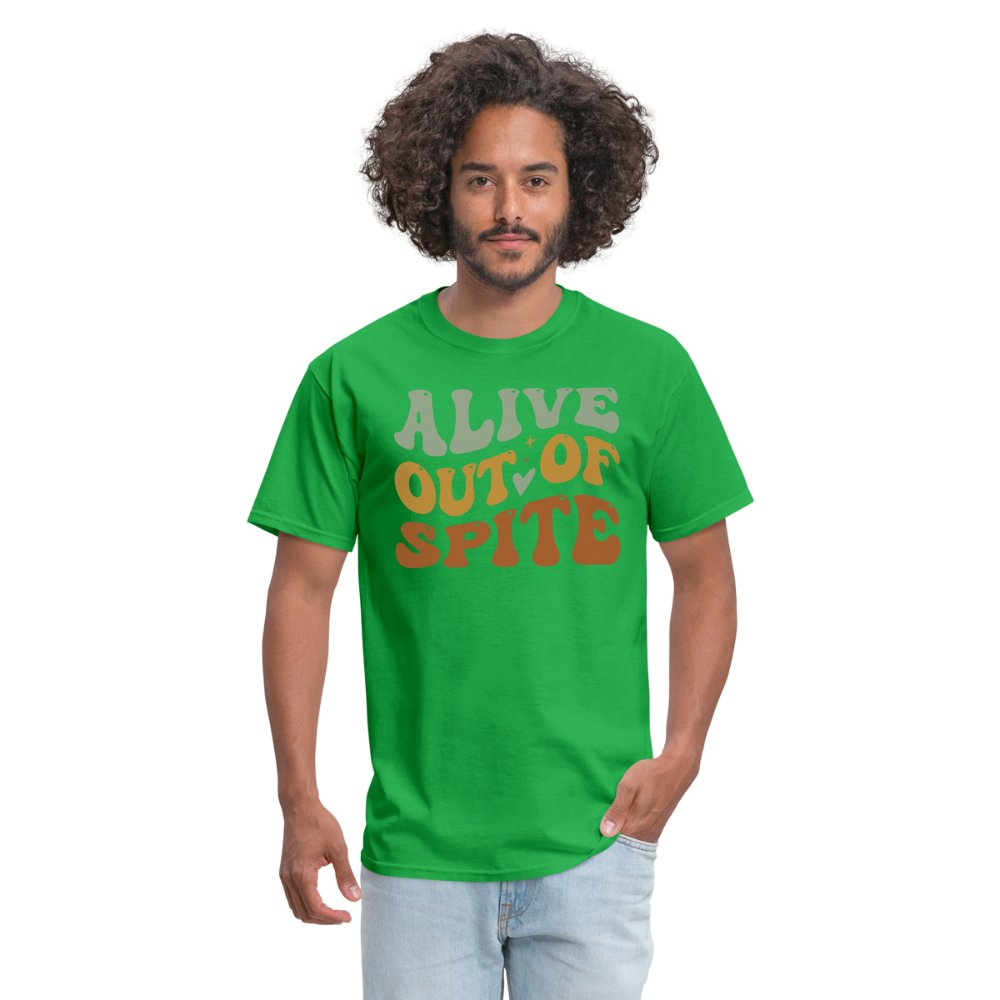 Alive Out Of Spite T-Shirt - option1# - Unisex Classic T-Shirt | Fruit of the Loom 3930