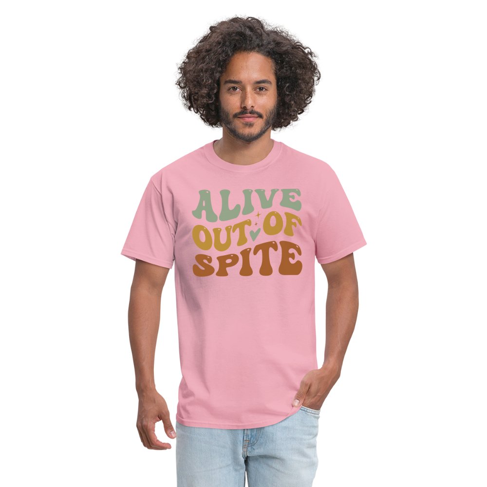 Alive Out Of Spite T-Shirt - option1# - Unisex Classic T-Shirt | Fruit of the Loom 3930