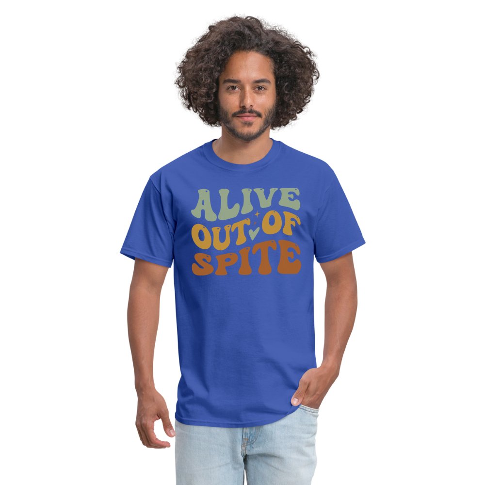 Alive Out Of Spite T-Shirt - option1# - Unisex Classic T-Shirt | Fruit of the Loom 3930