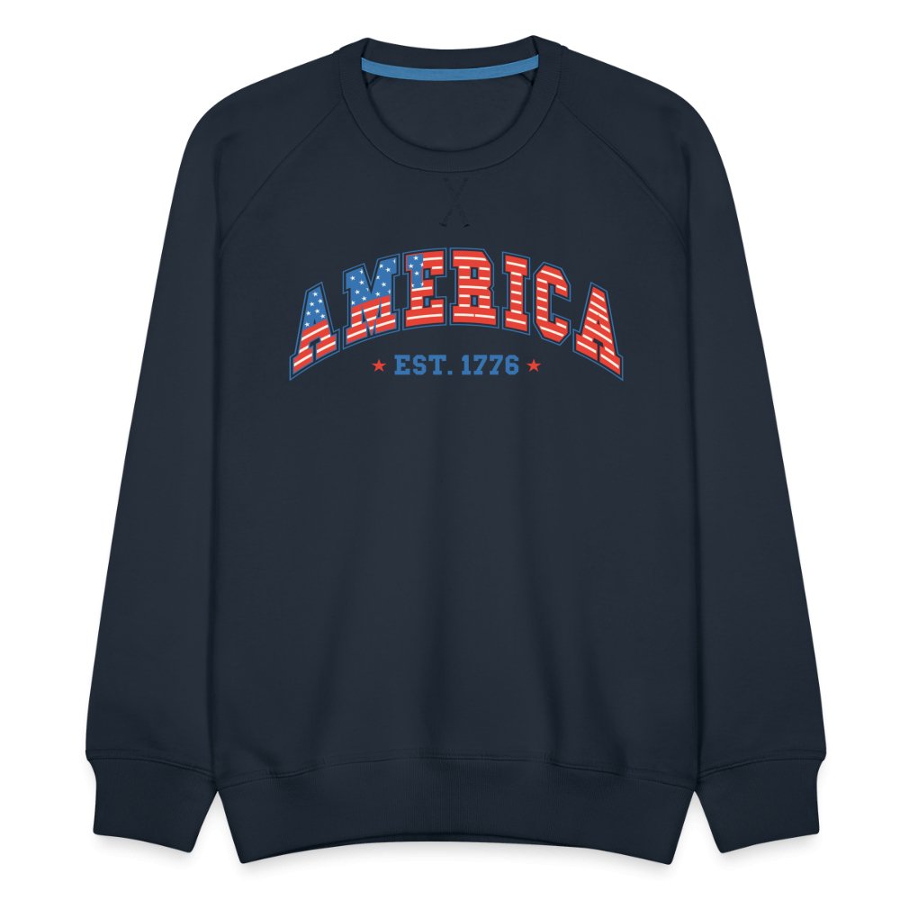 America 1776 Men’s Premium Sweatshirt - navy