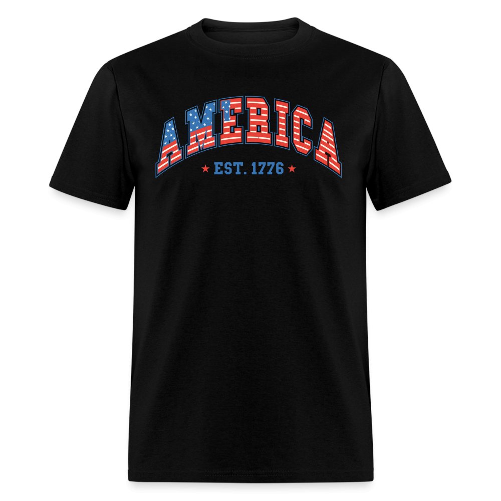 America 1776 T-Shirt - black