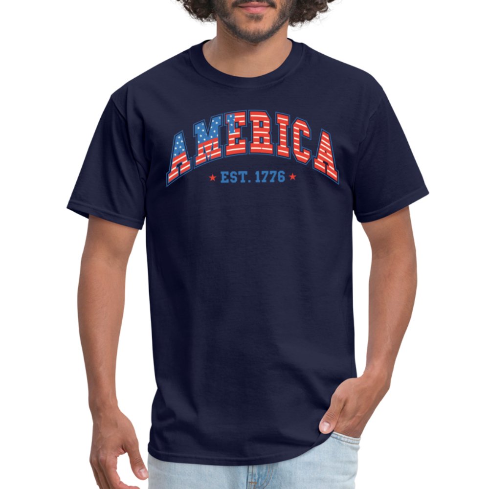 America 1776 T-Shirt - navy