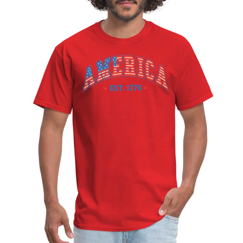 America 1776 T-Shirt - red