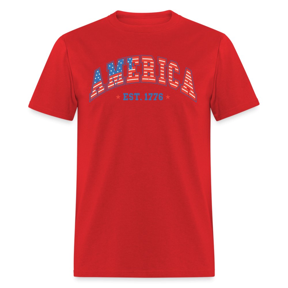 America 1776 T-Shirt - red