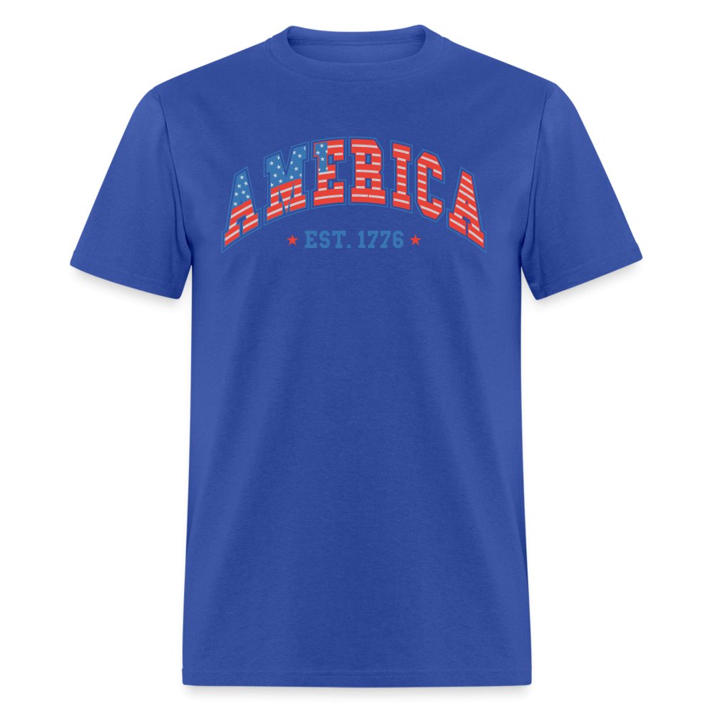 America 1776 T-Shirt - royal blue