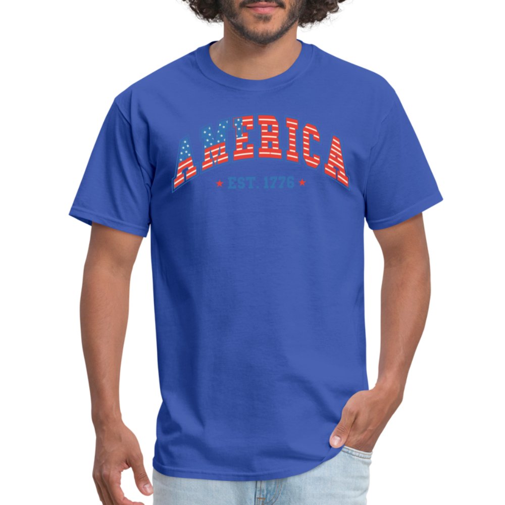 America 1776 T-Shirt - royal blue