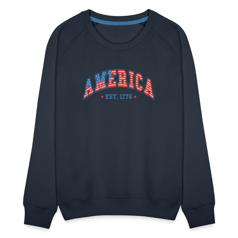 America 1776 Women’s Premium Sweatshirt - black