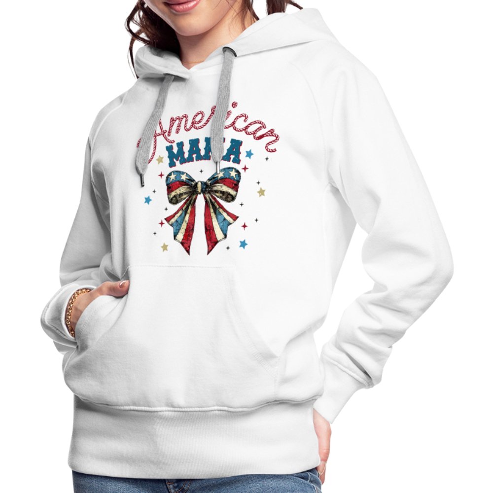 American Mama Women’s Premium Hoodie - option1# - Women’s Premium Hoodie | Spreadshirt 444