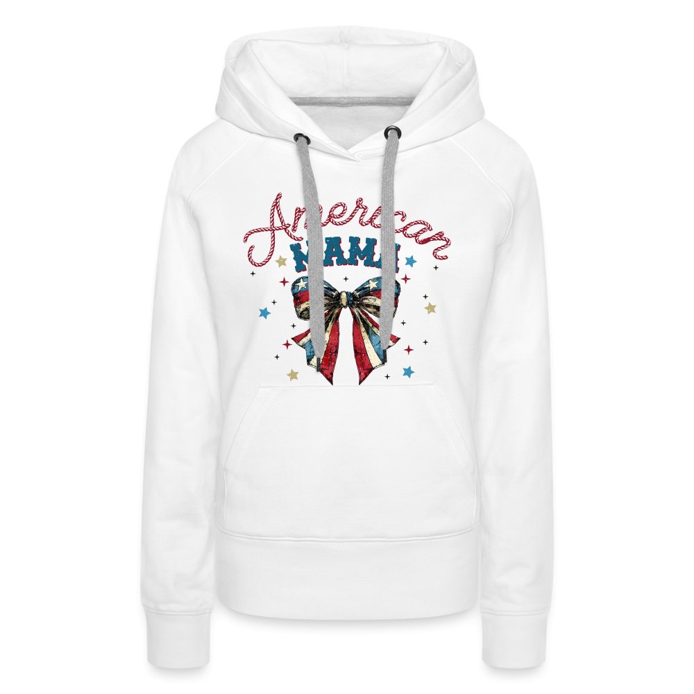 American Mama Women’s Premium Hoodie - white