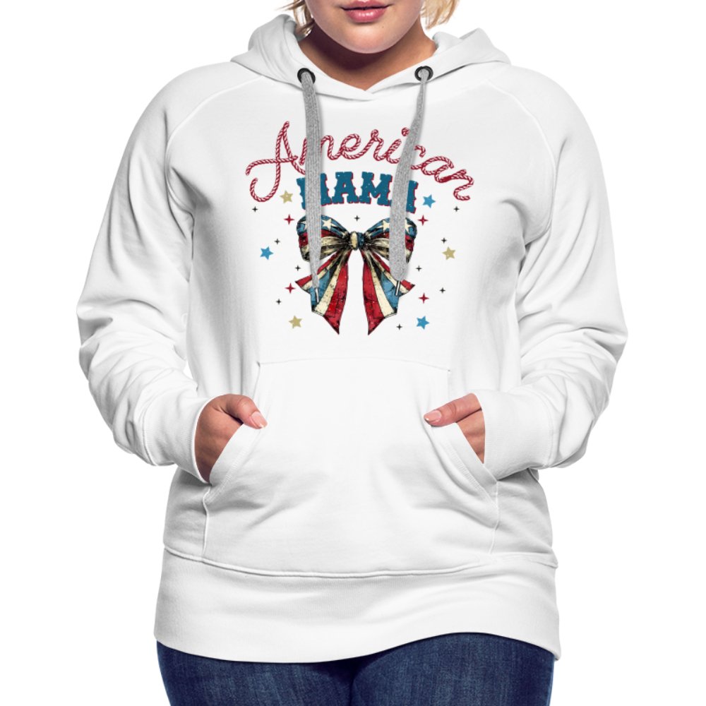 American Mama Women’s Premium Hoodie - white